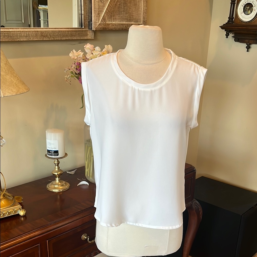Elegant White Blousey Top